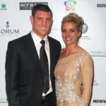 James Milner with his wife Amy Fletcher