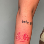 Jesy Nelson Tattoo on right hand arm