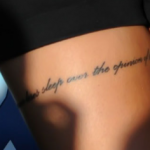 Jesy Nelson Tattoo on thigh