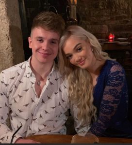 Joe Weller with her ex-girlfriend Kate Hutchins
