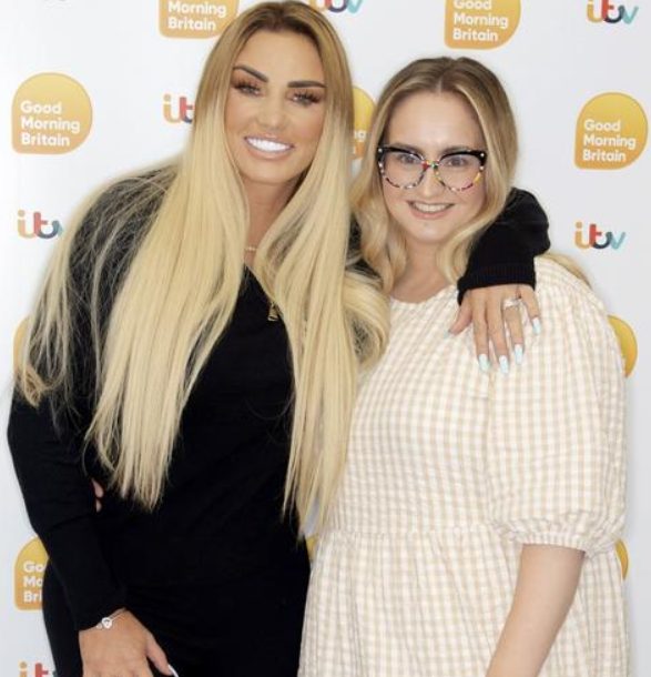 Katie Price with her sister Sophie Price