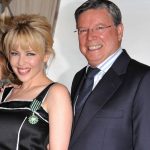 Kylie Minogue with her father Ronald Charles Minogue