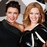 Kylie Minogue with her sister Dannii Minogue