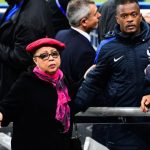 Patrice Evra with his mother Juliette Evra