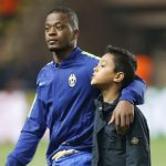 Patrice Evra with his son Lenny Evra