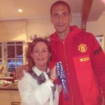 Rio Ferdinand with his mother Janice Lavender
