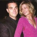 Robbie Williams with his ex-girlfriend Tania Strecker
