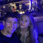 Steven Gerrard with his daughter Lilly Ella Gerrard