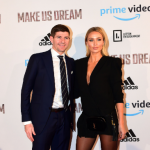 Steven Gerrard with his wife Alex Curran
