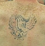 Wayne Rooney Tattoo on back-