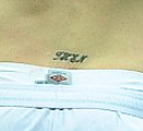 Wayne Rooney Tattoo on back