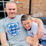 Wayne Rooney with his son Klay Anthony Rooney
