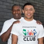 Alex Oxlade Chamberlain with his father Mark Chamberlain