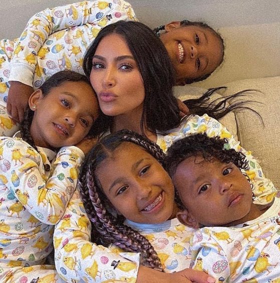 Chicago west with her brother and sister