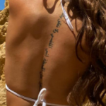 Chloe Ferry Tattoo on back