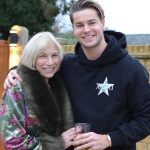 Chris Hughes with his mother Valerie Hughes