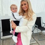 Dani Dyer with her son Santiago
