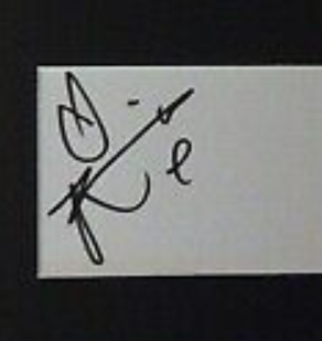 Emily Atack signature