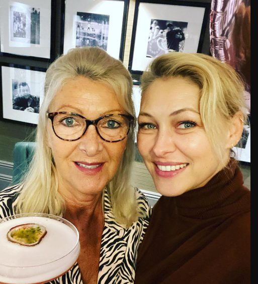 Emma Willis with her mother Cathy Griffiths
