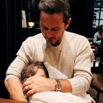 Frank Lampard with his daughter Patricia Charlotte