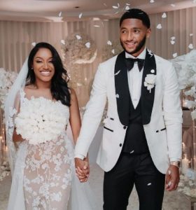 Joe Gomez with his husband Tamaratia Gomez