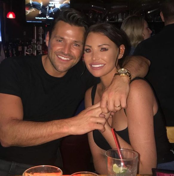 Mark Wright with his sister Jess Wright