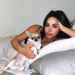 Marnie Simpson with her pet dog