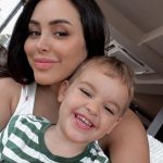 Marnie Simpson with her son Rox
