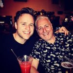 Olly Murs with his father Peter Murs
