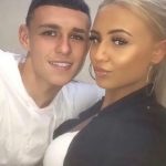 Phil Foden with Rebecca Cooke