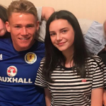 Scott McTominay with his sister Katie McTominay