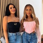 Sophie Kasaei with her sister Marnie Simpson