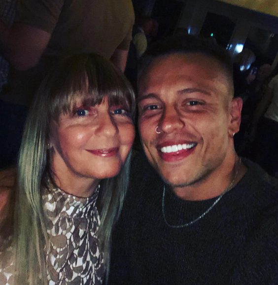 Alex Bowen with his mother Louise Hall