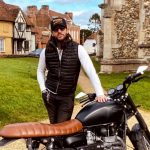 Pete Wicks with his bike