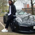 Pete Wicks with his car