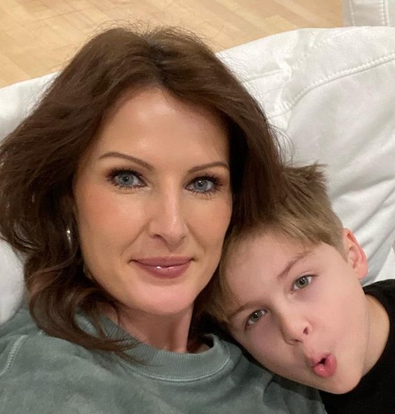 Sheri Nicole with her son Lucas Lopez