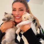 Zara McDermott with her pet dogs