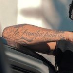 AJ Tracey's right hand tattoos