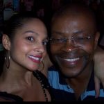 Alesha Dixon with her father Melvin Dixon