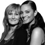 Alesha Dixon with her mother Beverly Harris