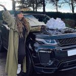 Anastasia Kingsnorth with her Range Rover car