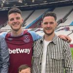 Declan Rice with his brother Connor Rice