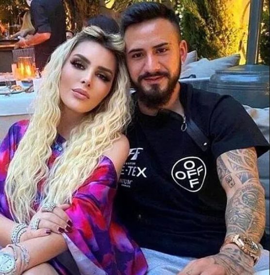 Gökhan Çıra with his ex-wife Selin Ciğerci