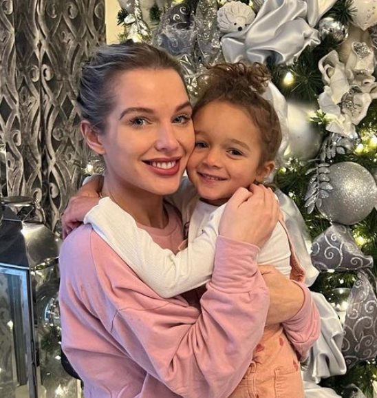 Helen Flanagan with her daughter Delilah Ruby Sinclair