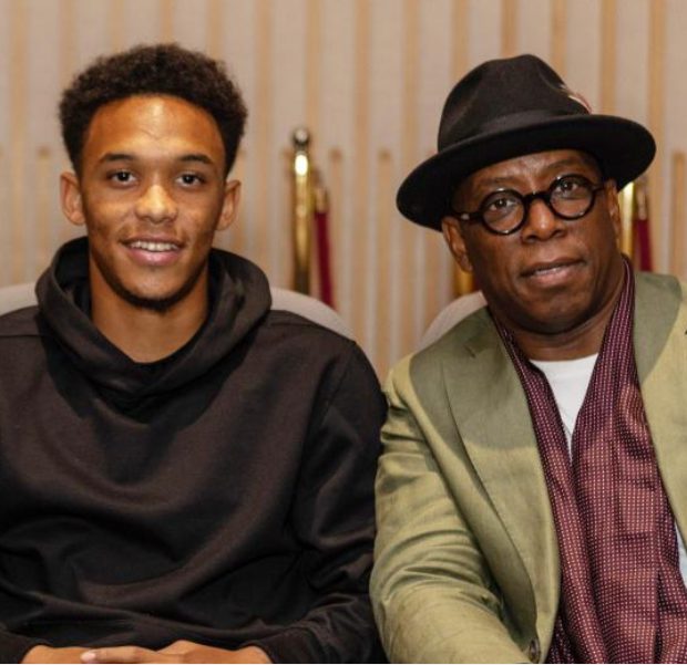 Ian Wright with his grandson D'Margio Wright-Phillips