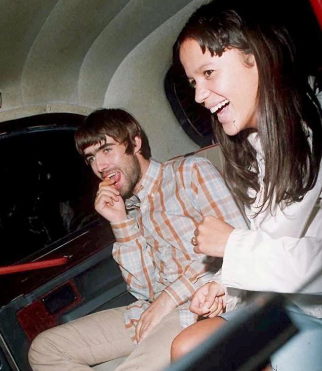 Liam Gallagher with ex-girlfriend Lisa Moorish