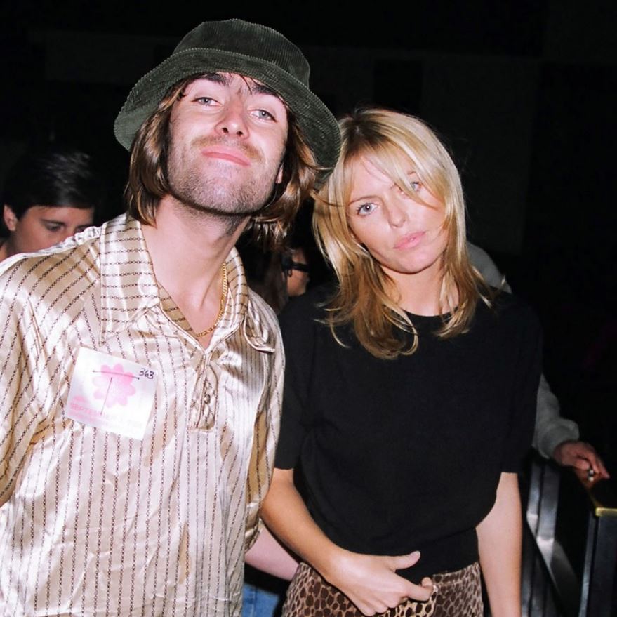 Liam Gallagher with ex-wife Patsy Kensit image