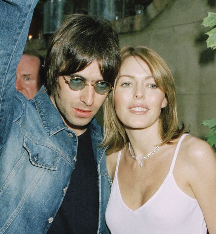 Liam Gallagher with ex-wife Patsy Kensit