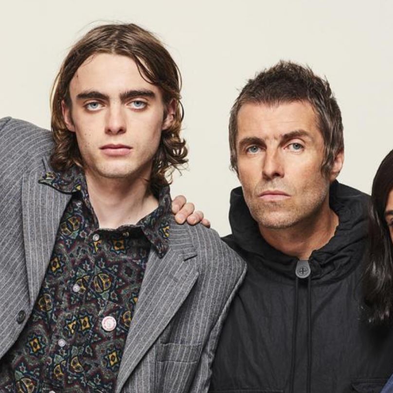 Liam Gallagher with his son Lennon Gallagher