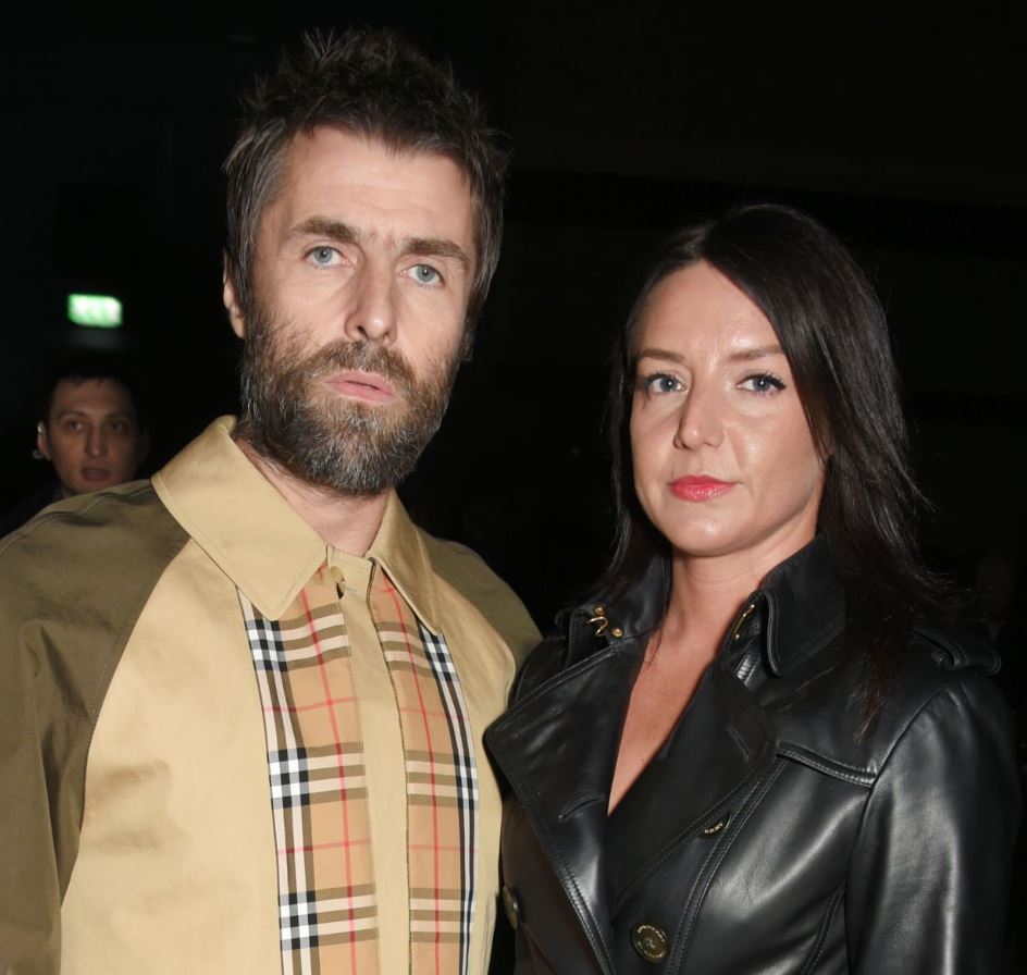 Liam Gallagher with partner and Girlfried Debbie Gwyther